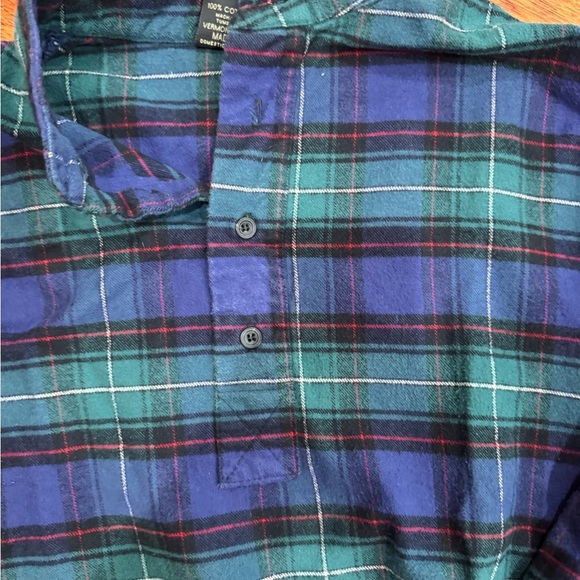 VERMONT FLANNEL Henley Shirt S 100% cotton - Picture 3 of 5